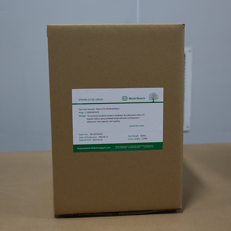 Vitamin D3 Oil 1.0M IU/G